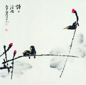 Contemporary Artwork by Shi Zhuguang - Drizzle in Tangkou