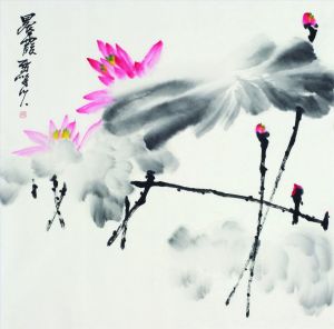 Contemporary Artwork by Shi Zhuguang - Rosy Dawn