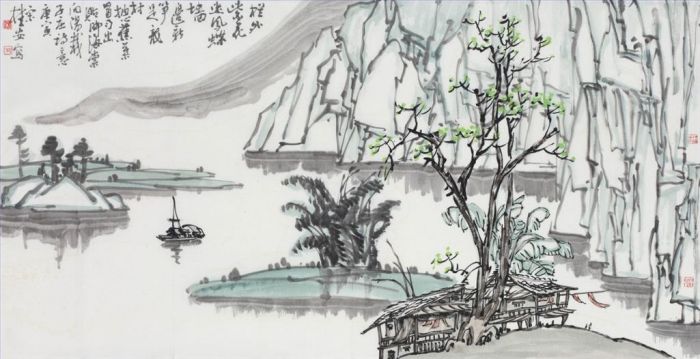 Song Guian's Contemporary Chinese Painting - Landscape