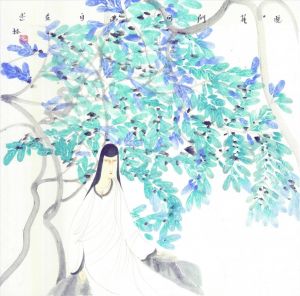 Contemporary Chinese Painting - As Free As Flowers Bloom