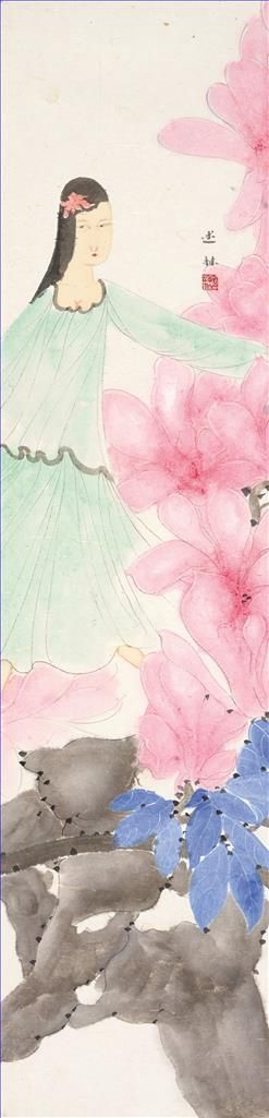 Contemporary Artwork by Song Shulin - As Free As Magnolia Flower