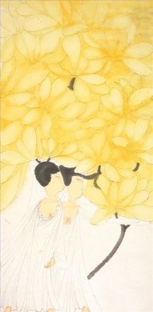 Contemporary Chinese Painting - Dream of Falling Flowers 2