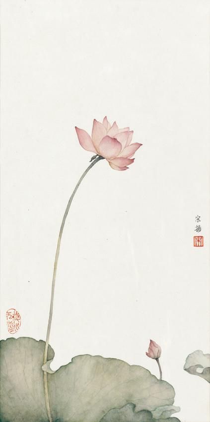 Song Yang's Contemporary Chinese Painting - The Heart of Lotus 4