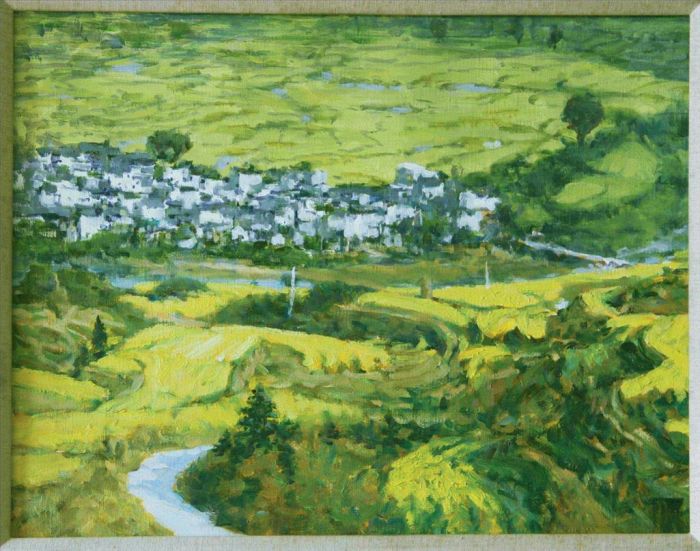 Su Yangyang's Contemporary Oil Painting - The News of Spring