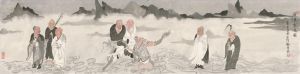 The Wandering of Arhats - Contemporary Chinese Painting Art