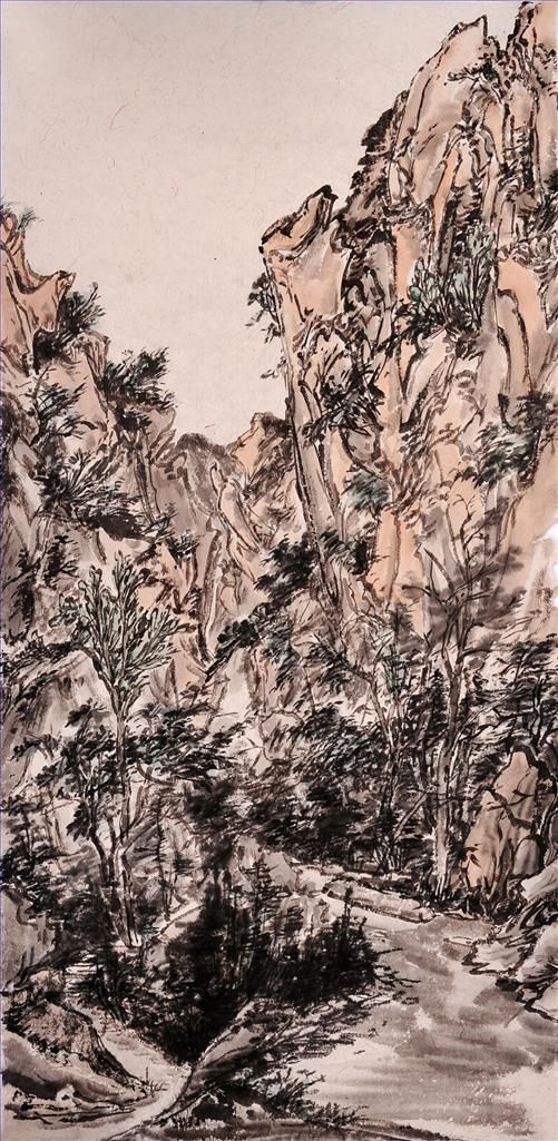 Sun Chengping's Contemporary Chinese Painting - Paint From Life in Changping Beijing