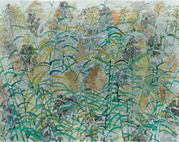 Sun Miao's Contemporary Various Paintings - Reed Catkins 2