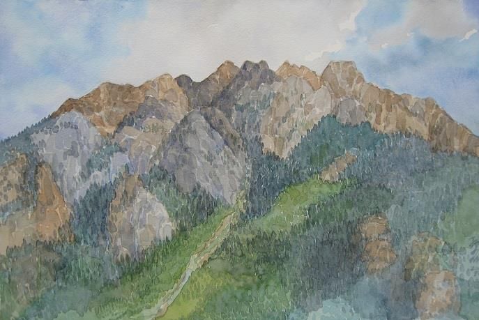 Sun Miao's Contemporary Various Paintings - Spring Mountain Is Smiling