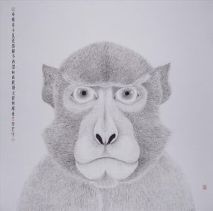 Contemporary Artwork by Sun Xingyu - Twelve Chinese Zodiac Signs Monkey