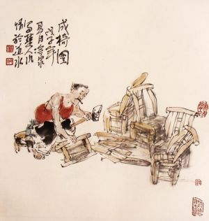 Contemporary Chinese Painting - Chairs