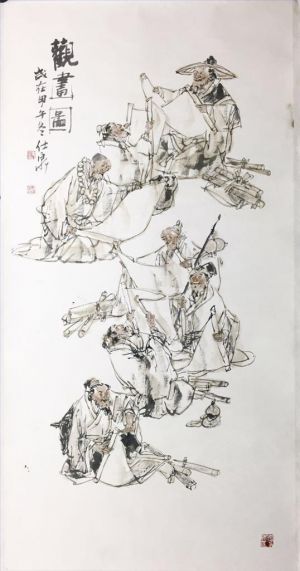 Contemporary Artwork by Tan Shiquan - Figure Painting 3