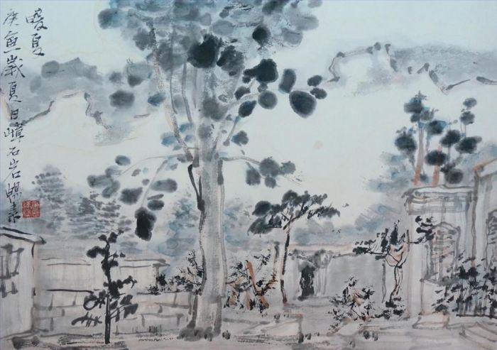 Tang Dianquan's Contemporary Chinese Painting - Warm Summer