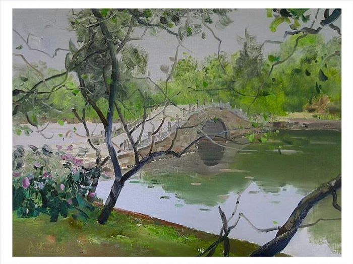 Tang Qi's Contemporary Oil Painting - Scenery 4