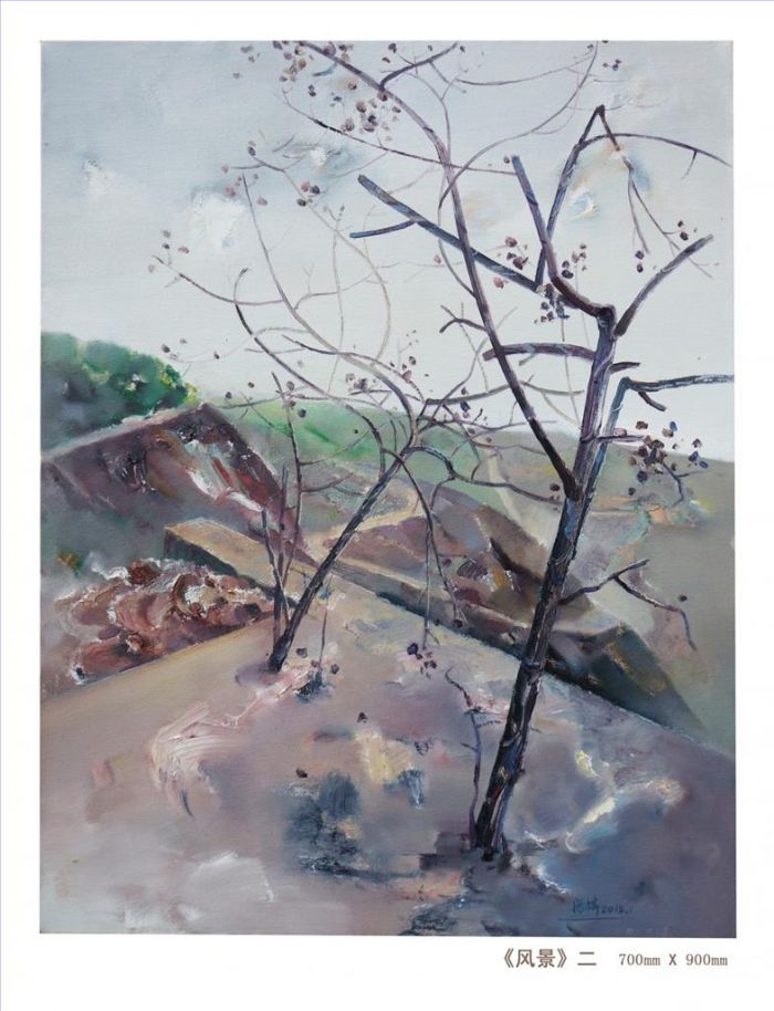 Tang Qi's Contemporary Oil Painting - Scenery 6