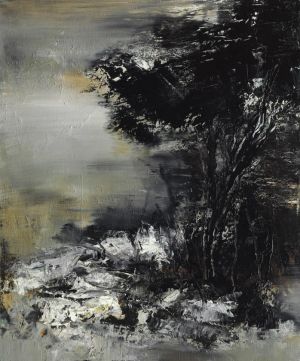 Contemporary Oil Painting - Realm Yanshan Mount