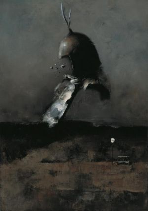 Contemporary Oil Painting - Warrior Death