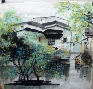 Contemporary Chinese Painting - A Portrait of Jiangsu Household