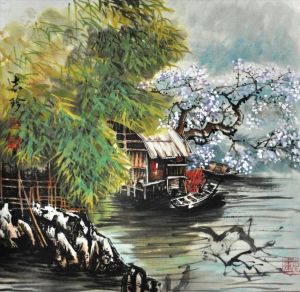 Contemporary Artwork by Tang Zhizhen - Autumn of Jiawu