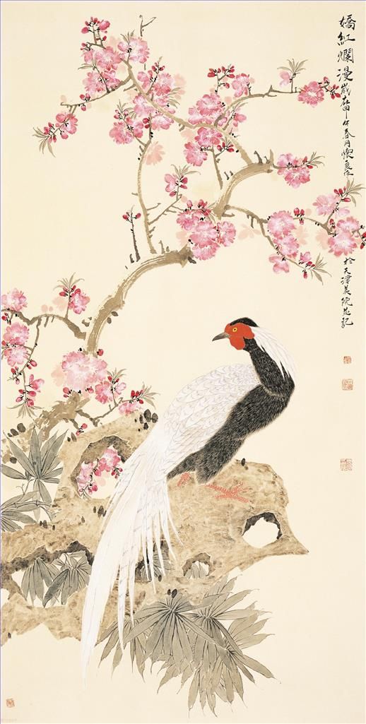 Tian Huailiang's Contemporary Chinese Painting - Painting of Flowers and Birds in Traditional Chinese Style 2