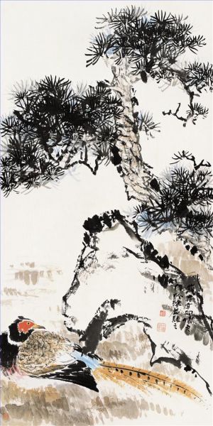 Contemporary Artwork by Tian Huailiang - Painting of Flowers and Birds in Traditional Chinese Style 4