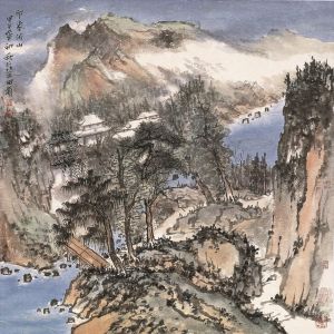 Contemporary Artwork by Tian Meng - Impression of Yishan