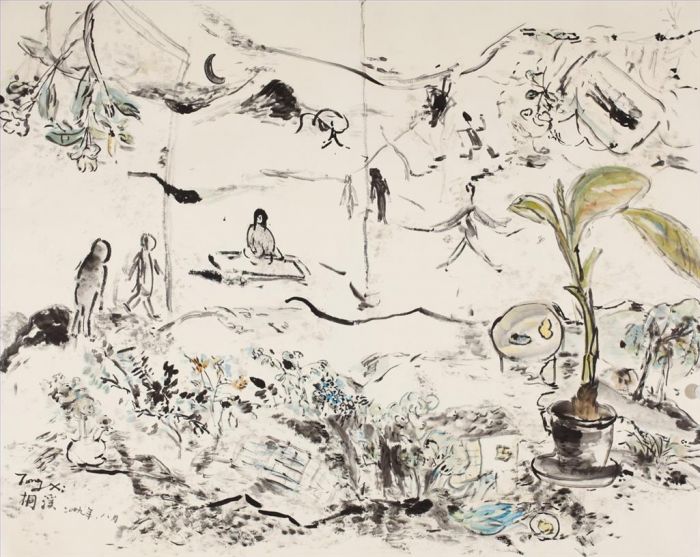 Tongxixiaochan's Contemporary Chinese Painting - A Thought
