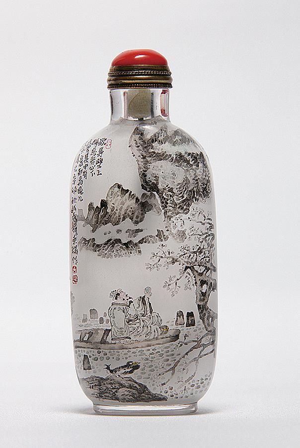 Wang Dongrui's Contemporary Chinese Painting - Snuff Bottle