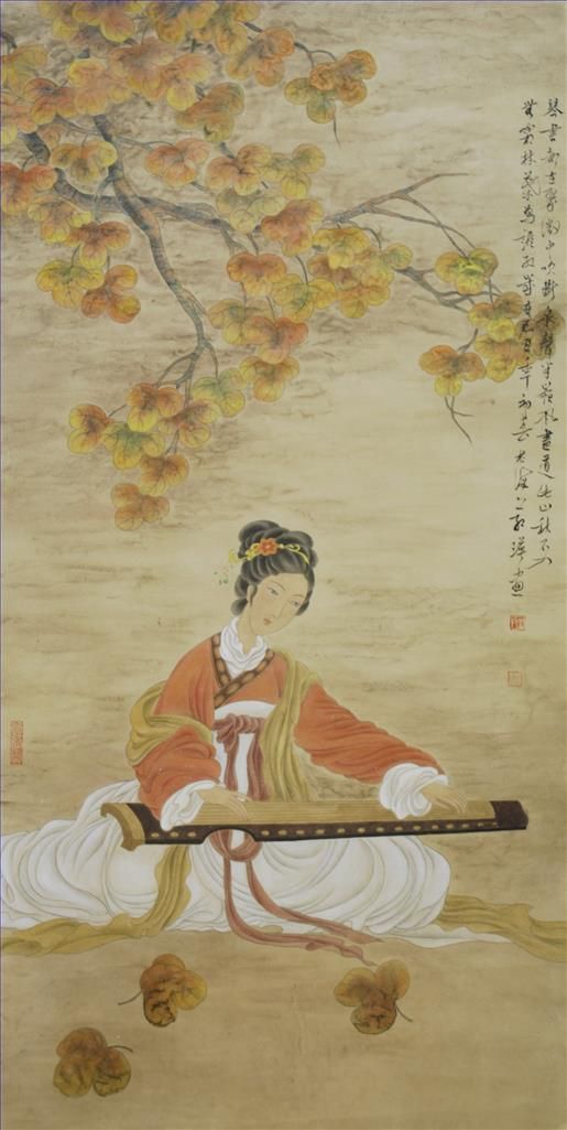 Wang Hongying's Contemporary Chinese Painting - Autumn