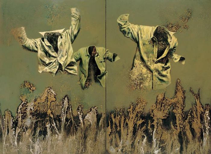 Wang Jie's Contemporary Oil Painting - Vanish
