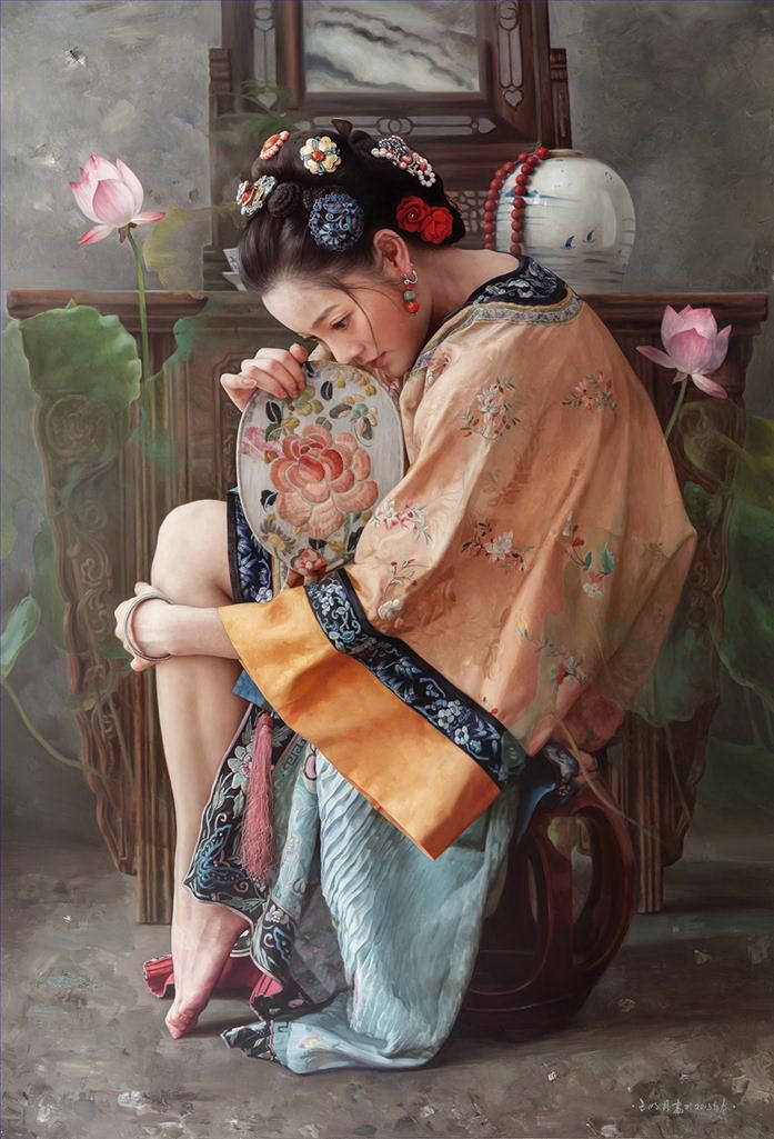 Wang Mingyue's Contemporary Oil Painting - Seek Dreams