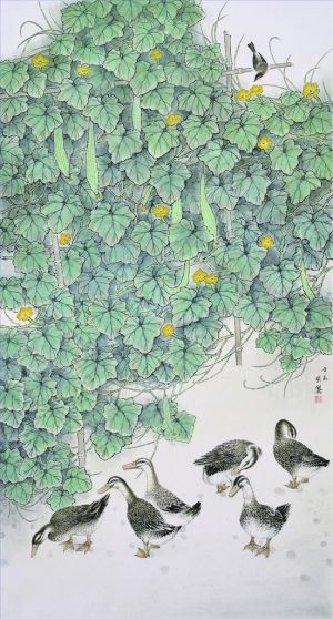 Contemporary Artwork by Wang Mingyue - Gentle Breeze