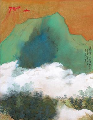 Contemporary Artwork by Wang Shitao - Landscape in Jinka