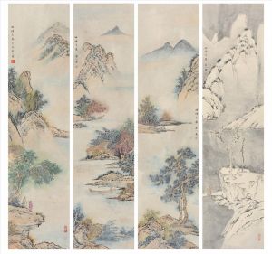 Contemporary Artwork by Wang Shuyi - Four Seasons Four Pieces