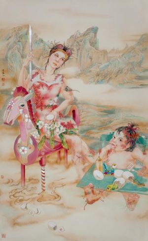 Contemporary Artwork by Wang Shuyi - Story of Childhood