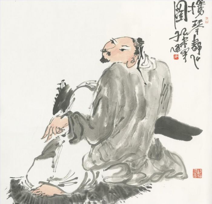 Wang Tong's Contemporary Chinese Painting - Calm The Mind