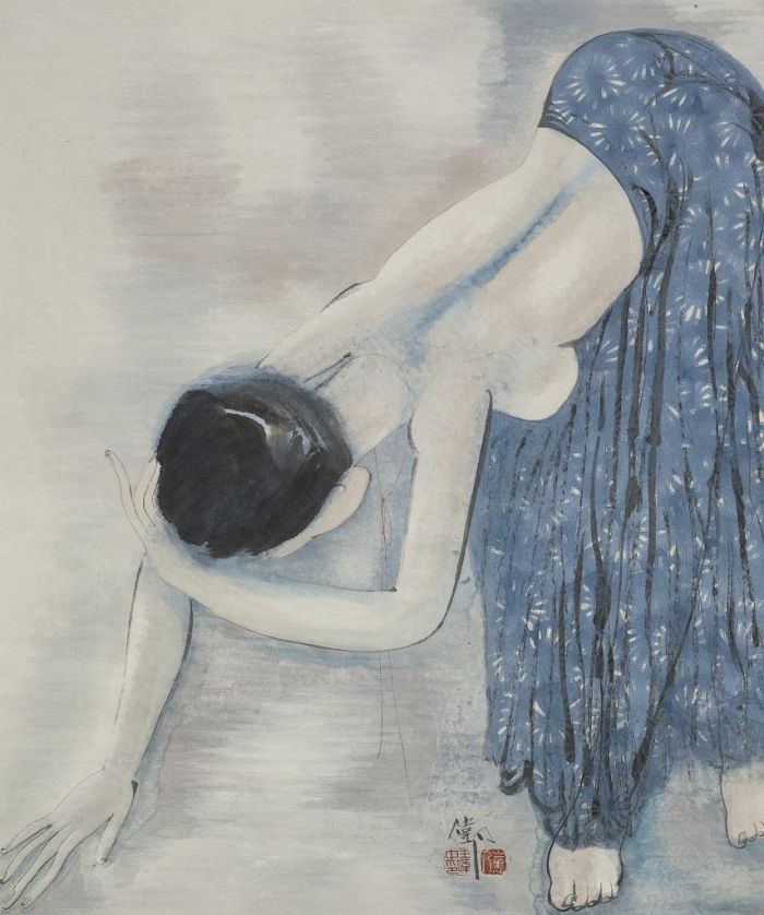 Wang Weizhong's Contemporary Chinese Painting - Baptism