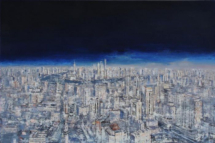 Wang Xiaoshuang's Contemporary Oil Painting - City of Memory