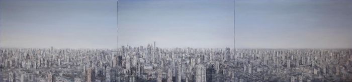 Wang Xiaoshuang's Contemporary Oil Painting - Invisible City