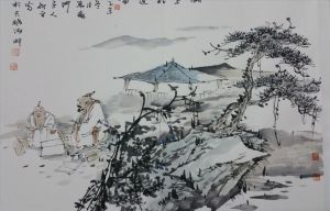 Contemporary Artwork by Wang Yanping - Discussion on Dao in The Lake