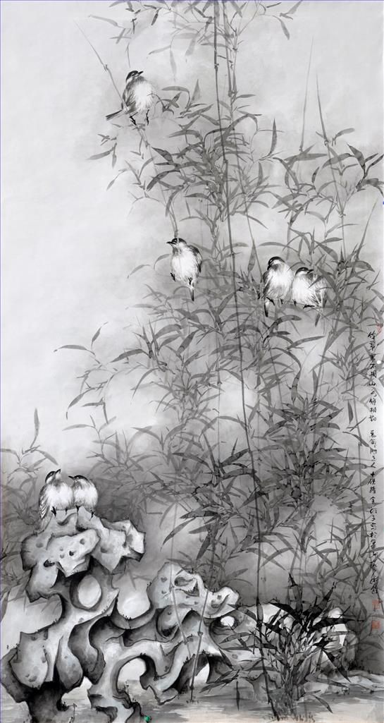 Wang Yanping's Contemporary Chinese Painting - Painting of Flowers and Birds