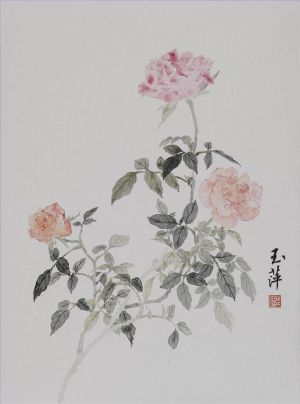 Contemporary Artwork by Wang Yuping - Flowers