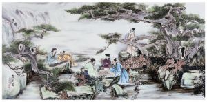 Contemporary Artwork by Wang Yuqing - Ceramic Painting 8