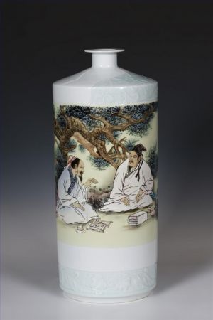 Contemporary Artwork by Wang Yuqing - Ceramic Painting