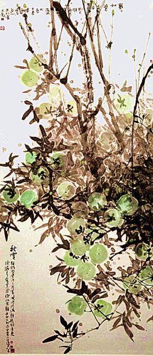 Autumn Fruit - Contemporary Chinese Painting Art