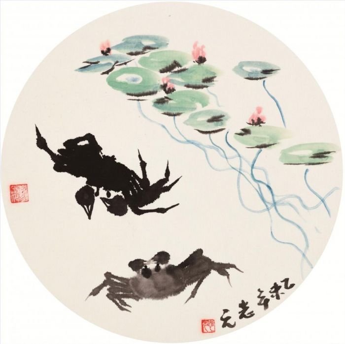 Wang Zhiyuan and Wang Yifeng's Contemporary Chinese Painting - Abundance