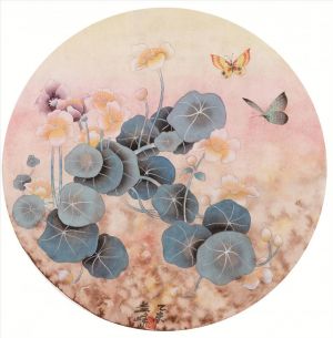 Contemporary Artwork by Wang Zhiyuan and Wang Yifeng - Competition Among Flowers