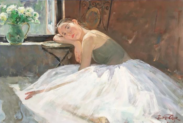 Wei Jie's Contemporary Oil Painting - Dream of Ballet