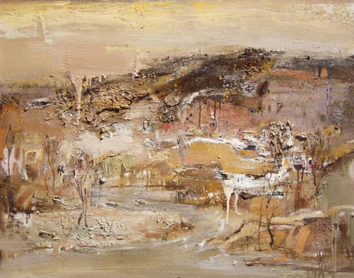 Wu Guoran's Contemporary Oil Painting - Homeland 4