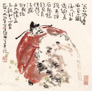 Contemporary Chinese Painting - Mi Fu'S Embracing The Stone