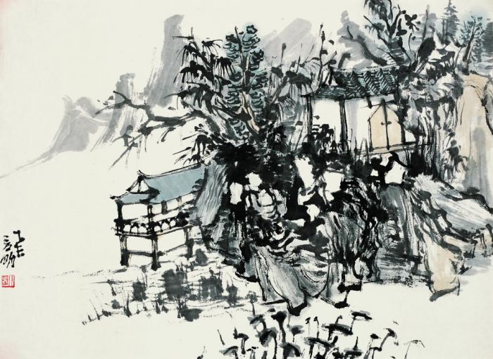 Xia Ming's Contemporary Chinese Painting - Landscape 3
